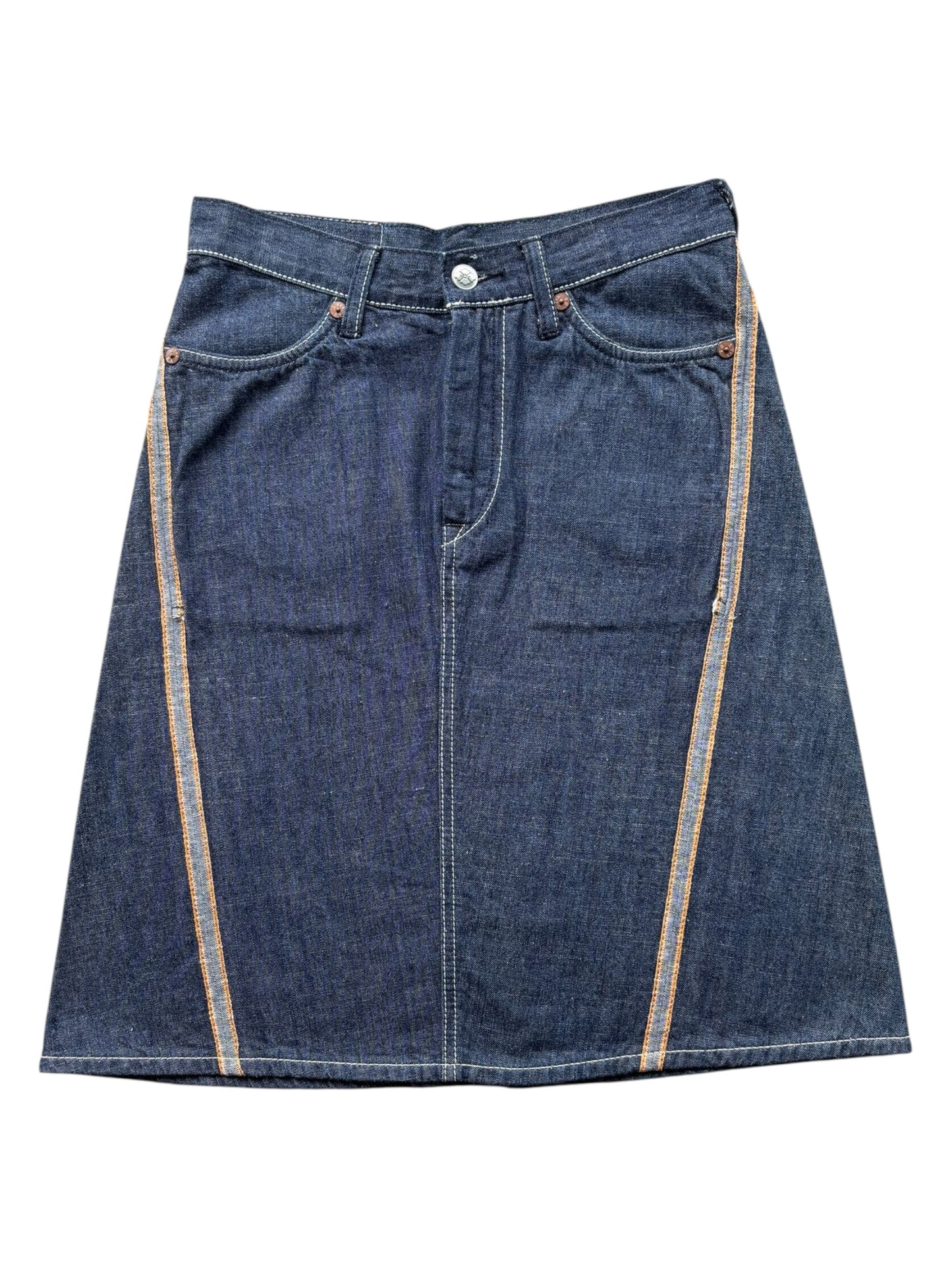 Evisu Denim Skirt