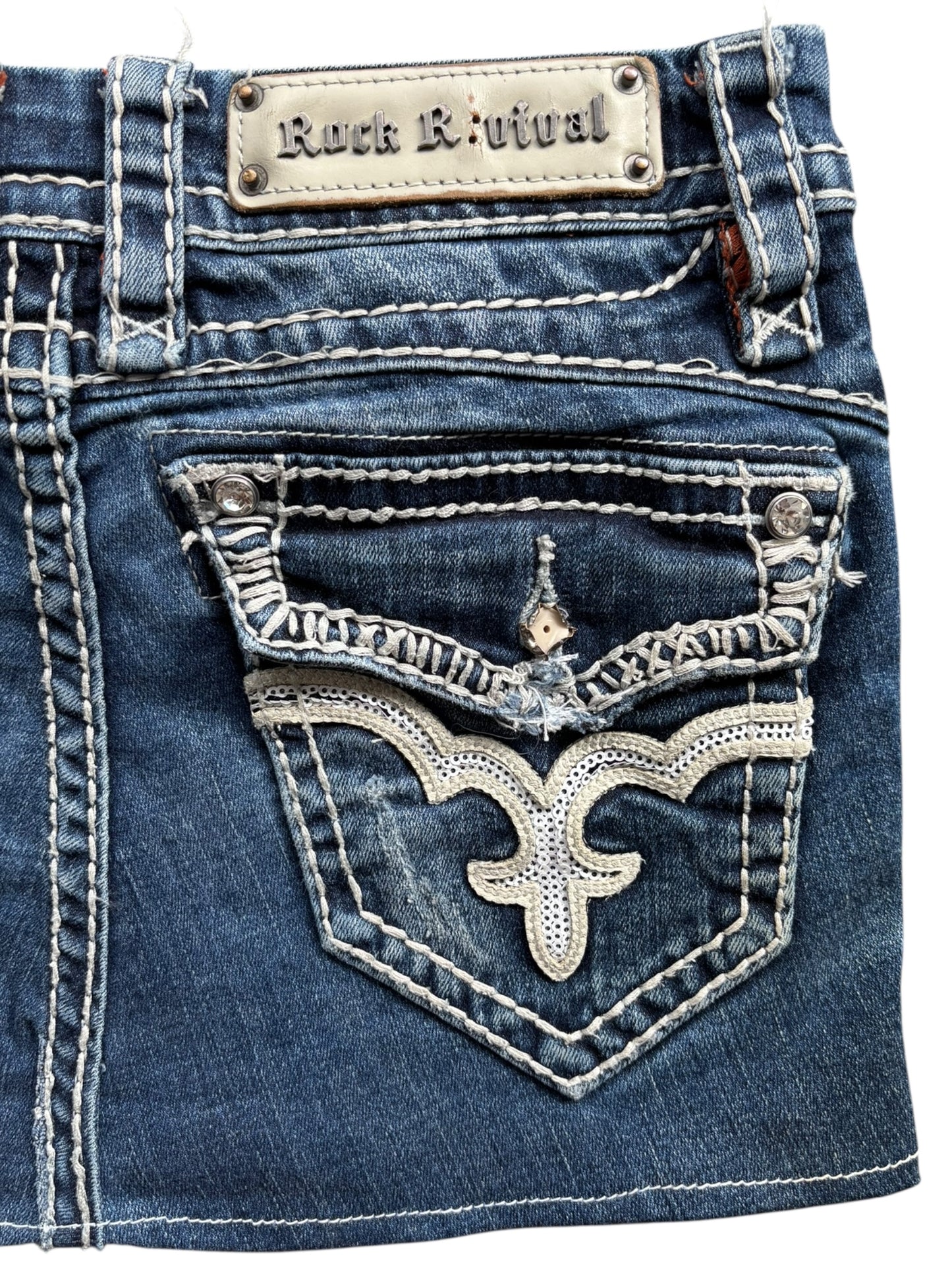 Rock Revival Denim Skirt