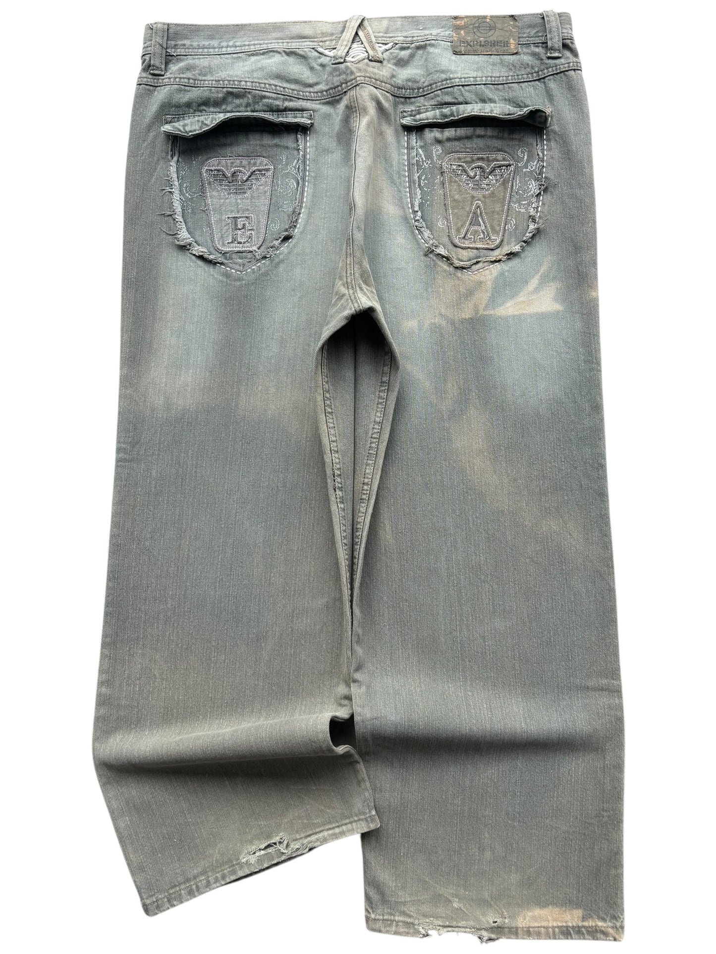 Bootleg Armani Denim Jeans