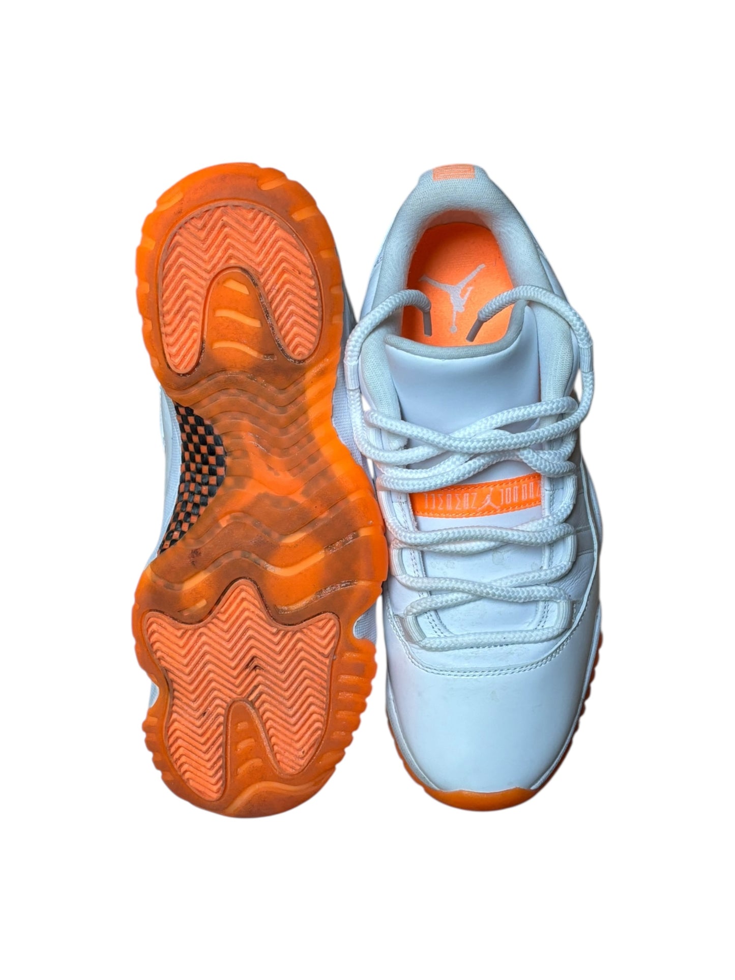 Orange/White Jordan 11s