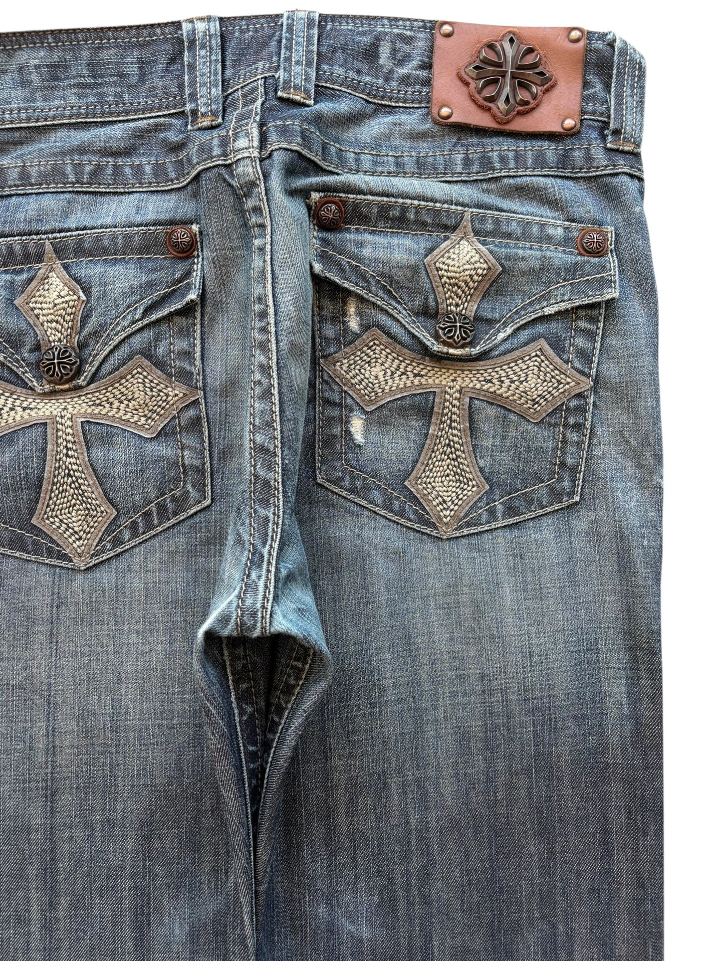 Affliction Wax Denim Jeans