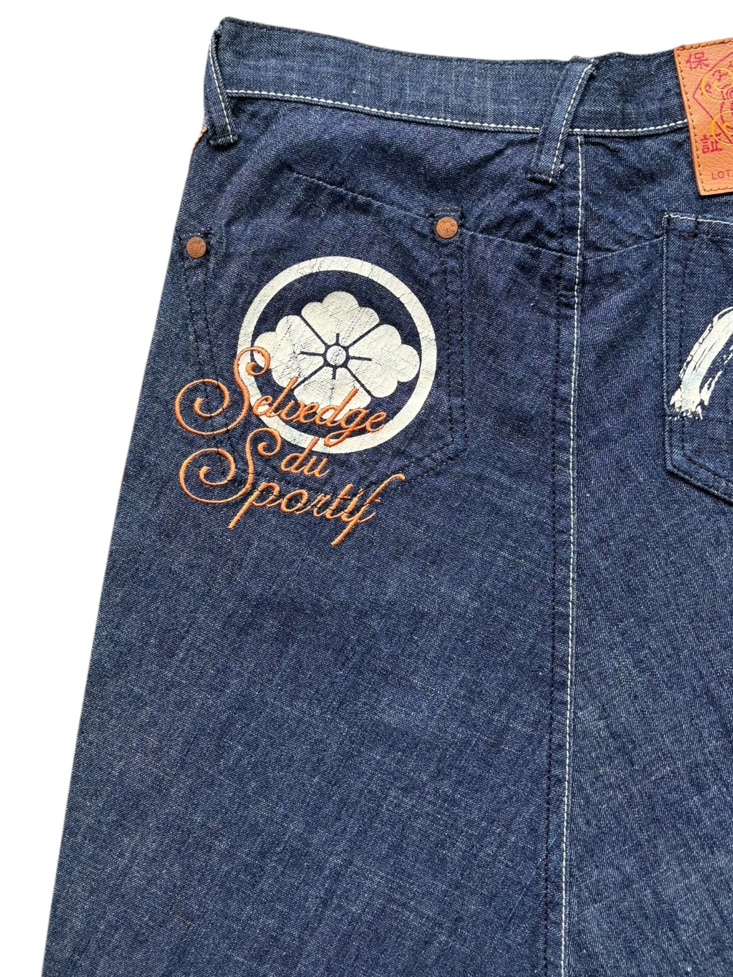Evisu Denim Skirt