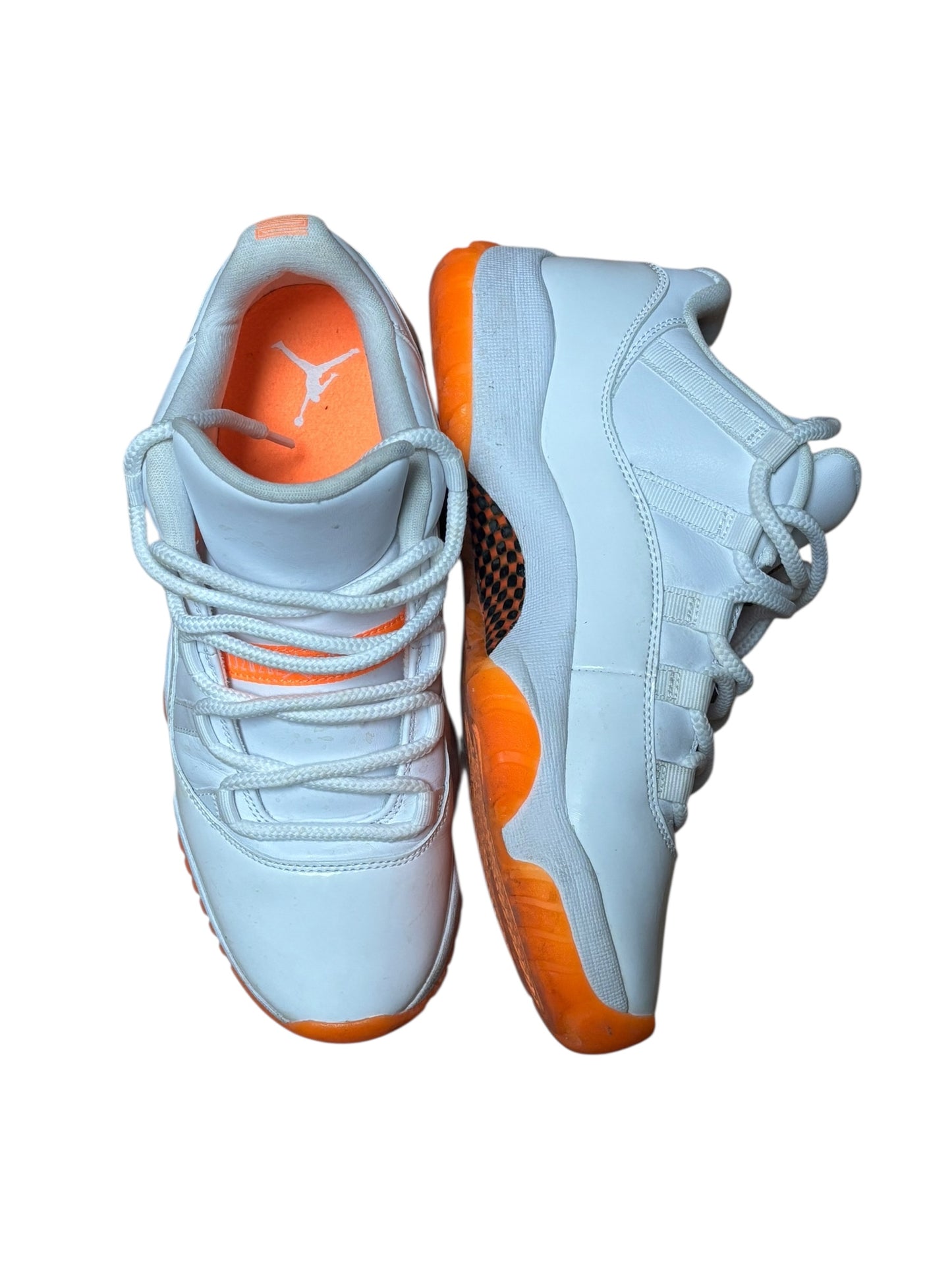 Orange/White Jordan 11s