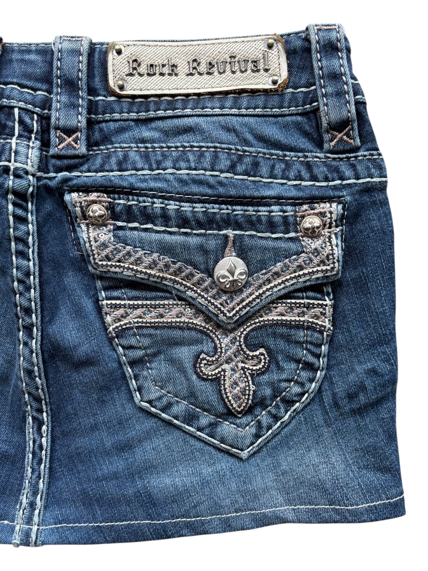 Rock Revival Denim Skirt