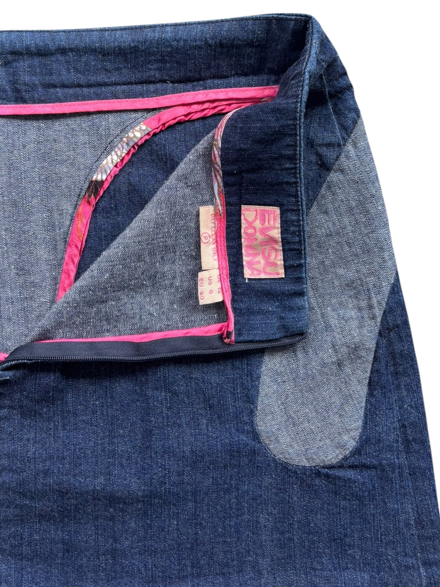 Evisu Denim Skirt
