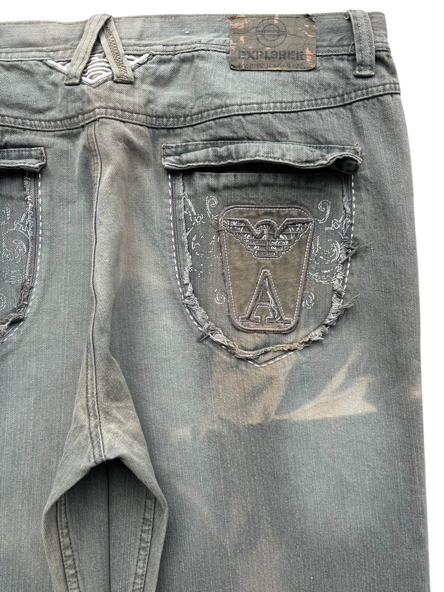 Bootleg Armani Denim Jeans