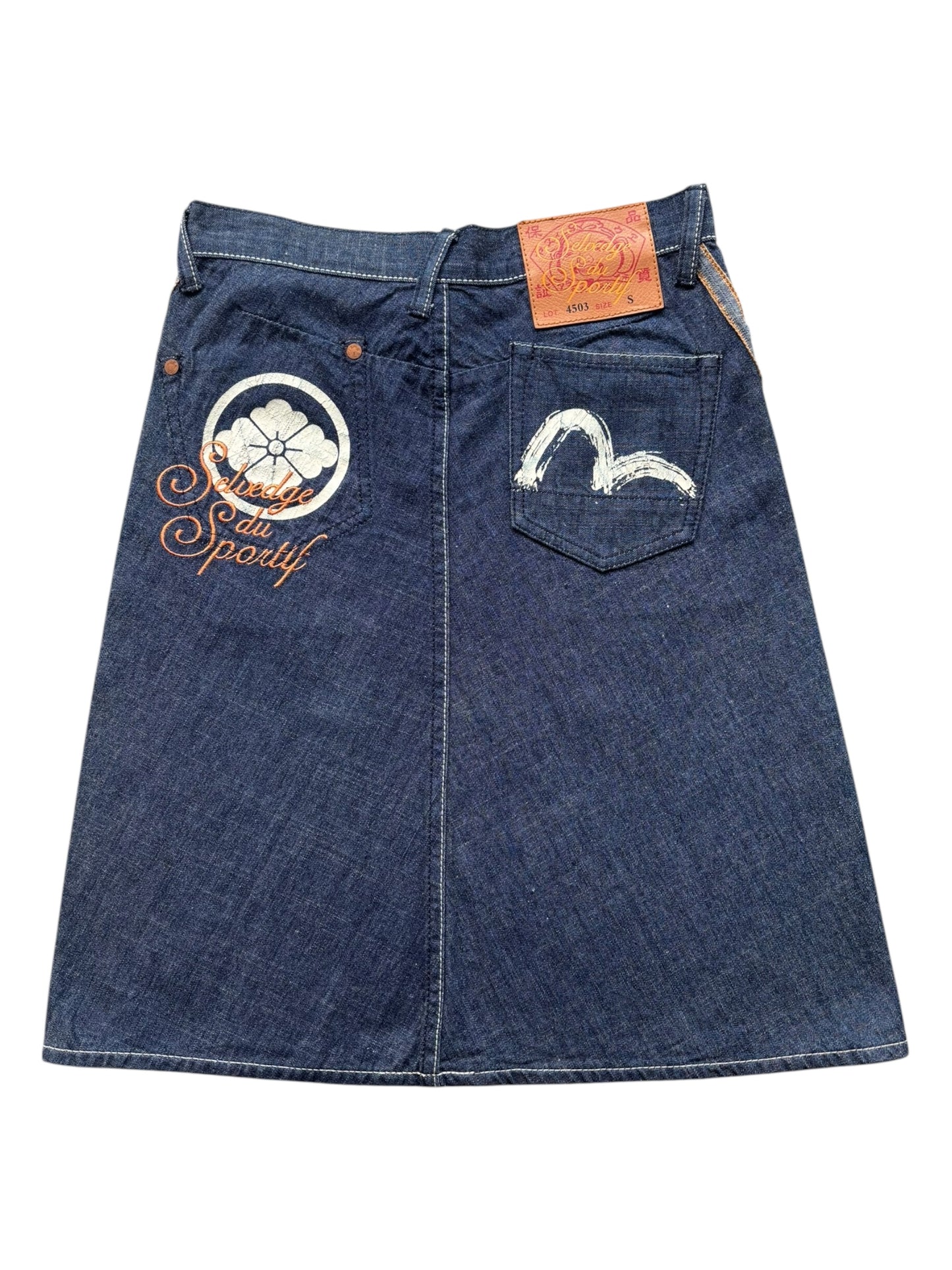 Evisu Denim Skirt