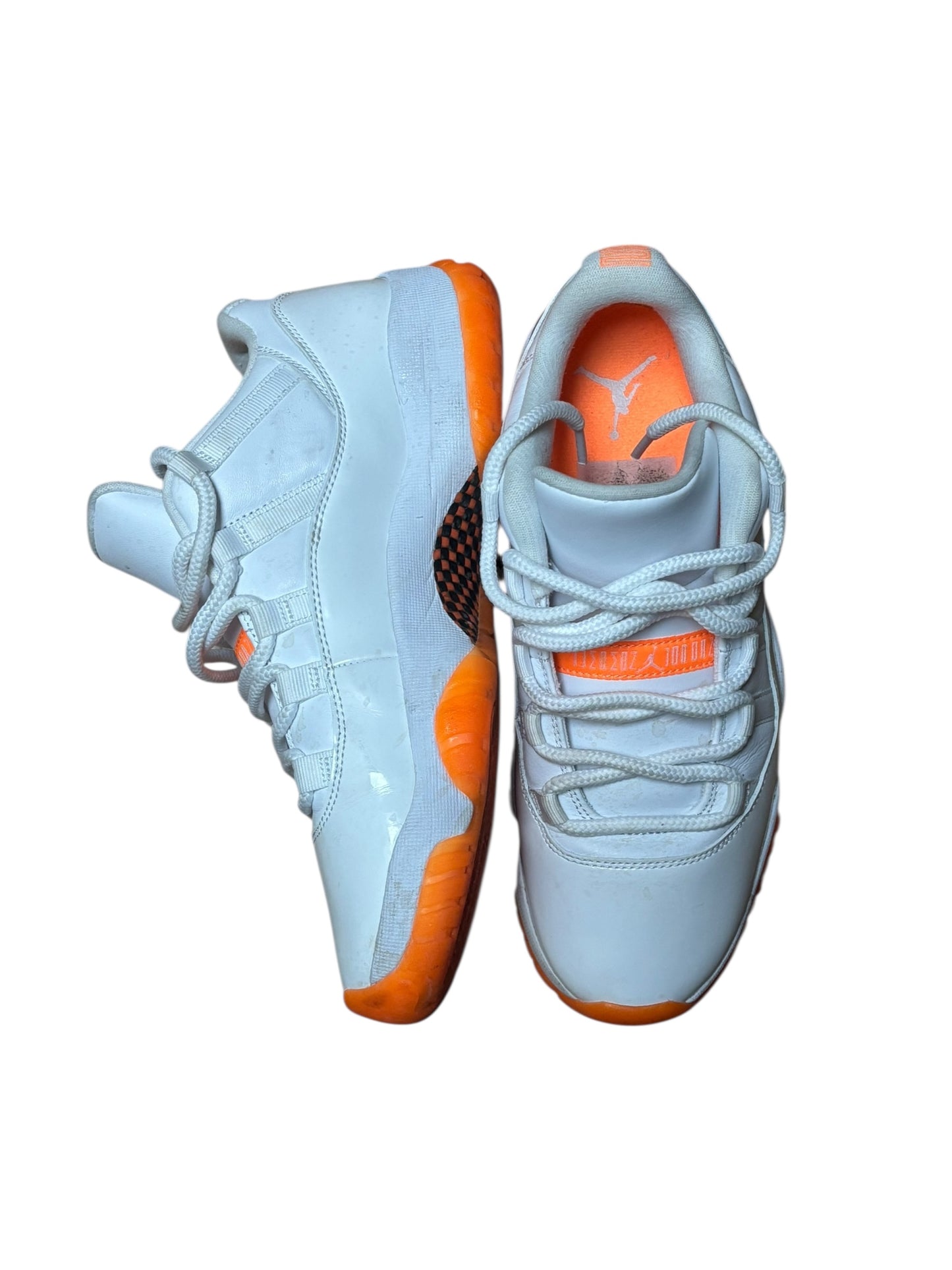 Orange/White Jordan 11s