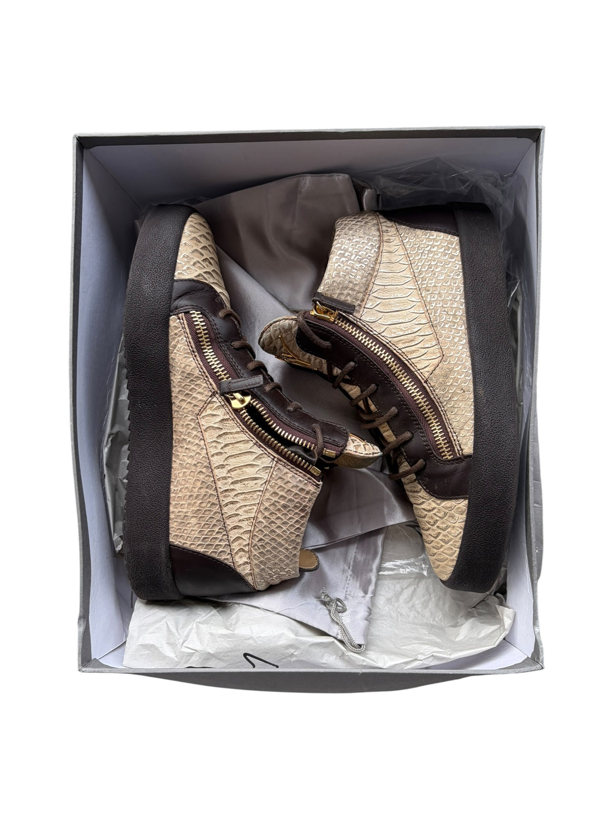 Giuseppe Zanotti Mid Ofelia Snake Print (EU42)
