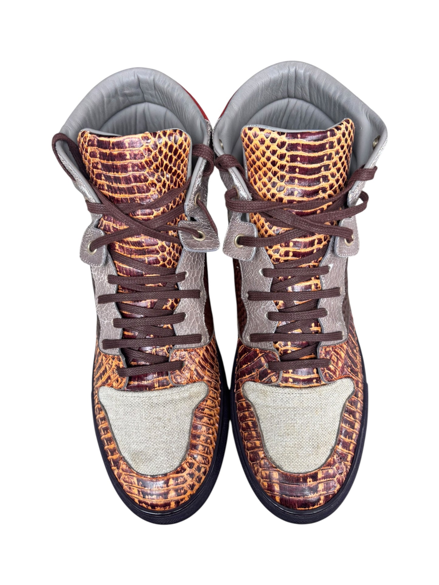 Balenciaga Python High Tops