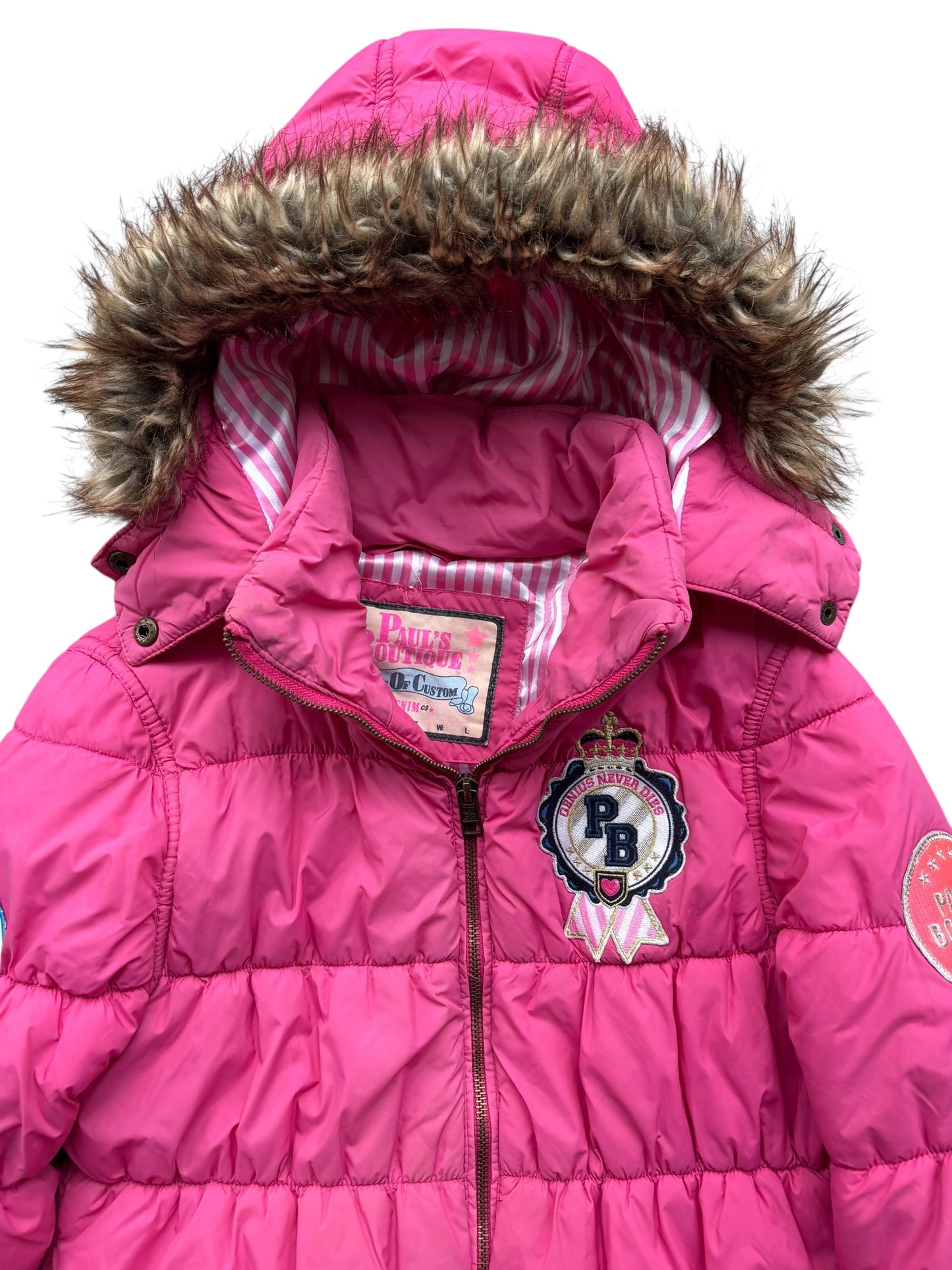 Paul’s Boutique Fur Hooded Puffer