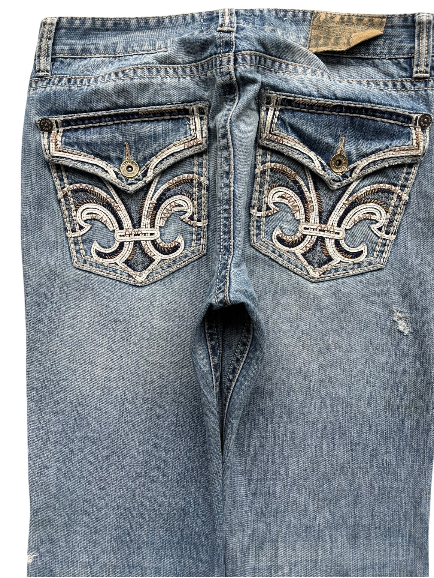 Vintage Brass Denim Jeans