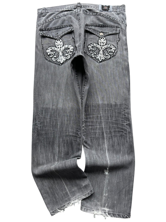 Affliction Style Denim Jeans