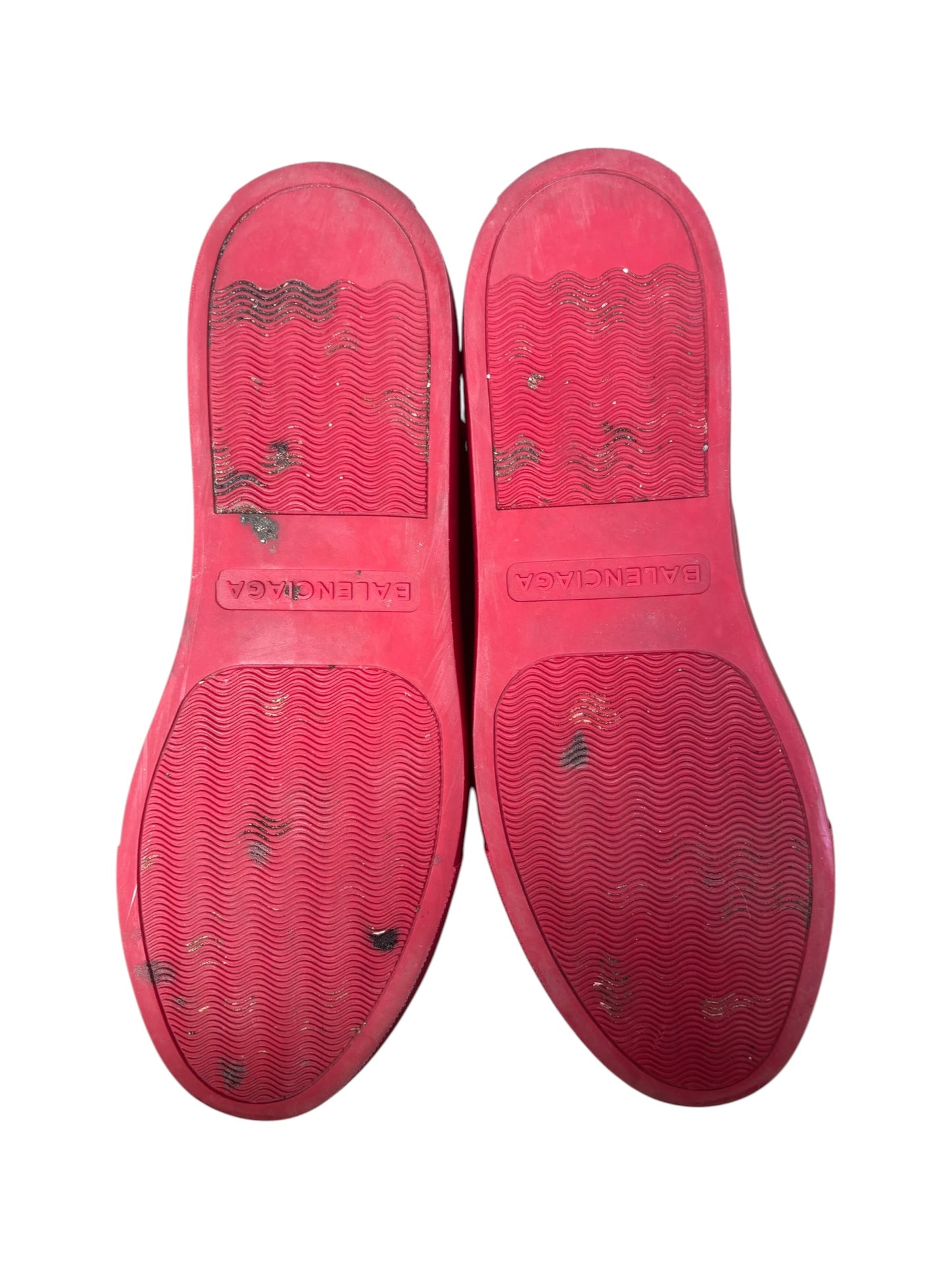 Balenciaga Arena Red Leather High