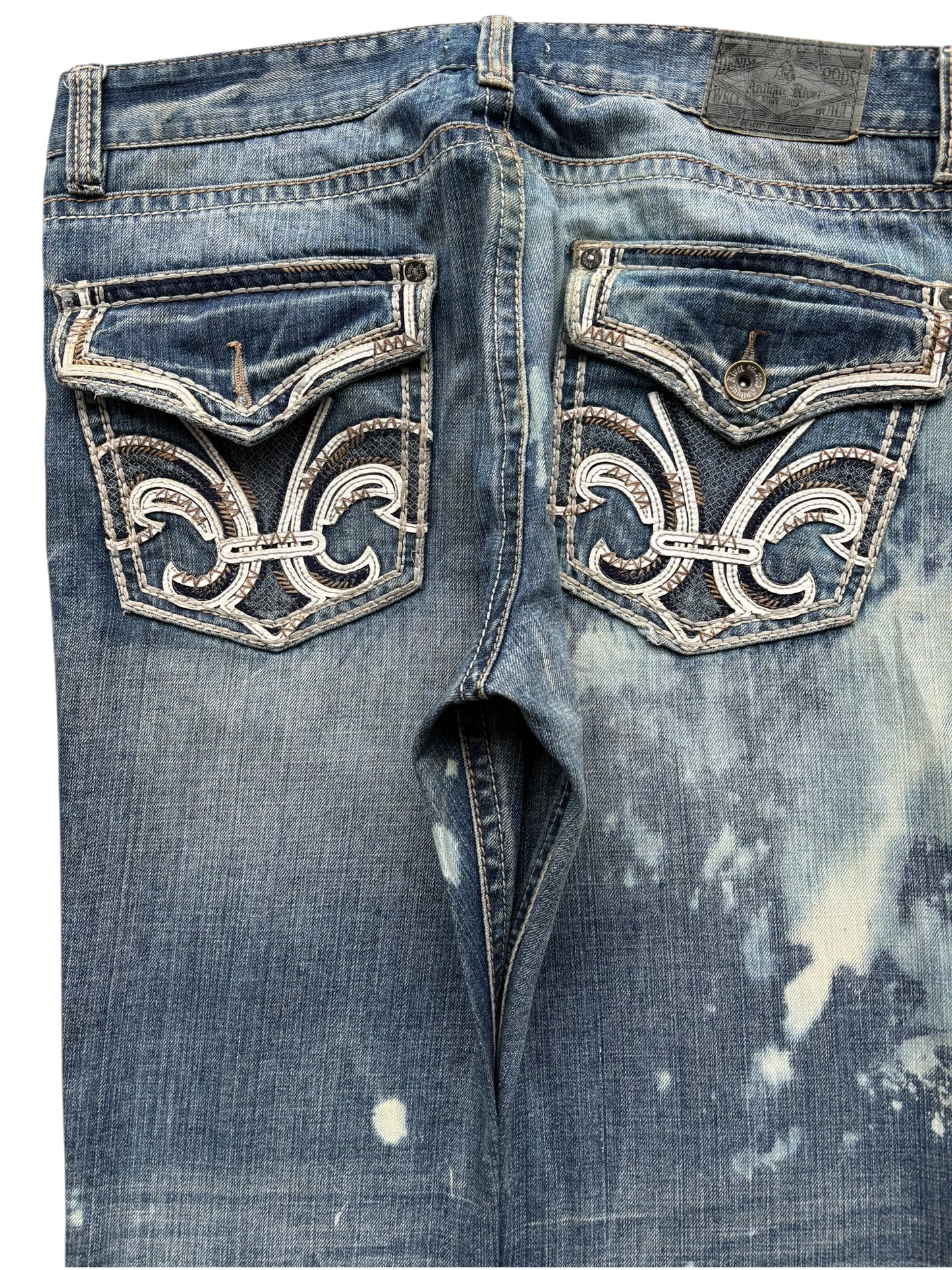 Antique Rivet Denim Jeans