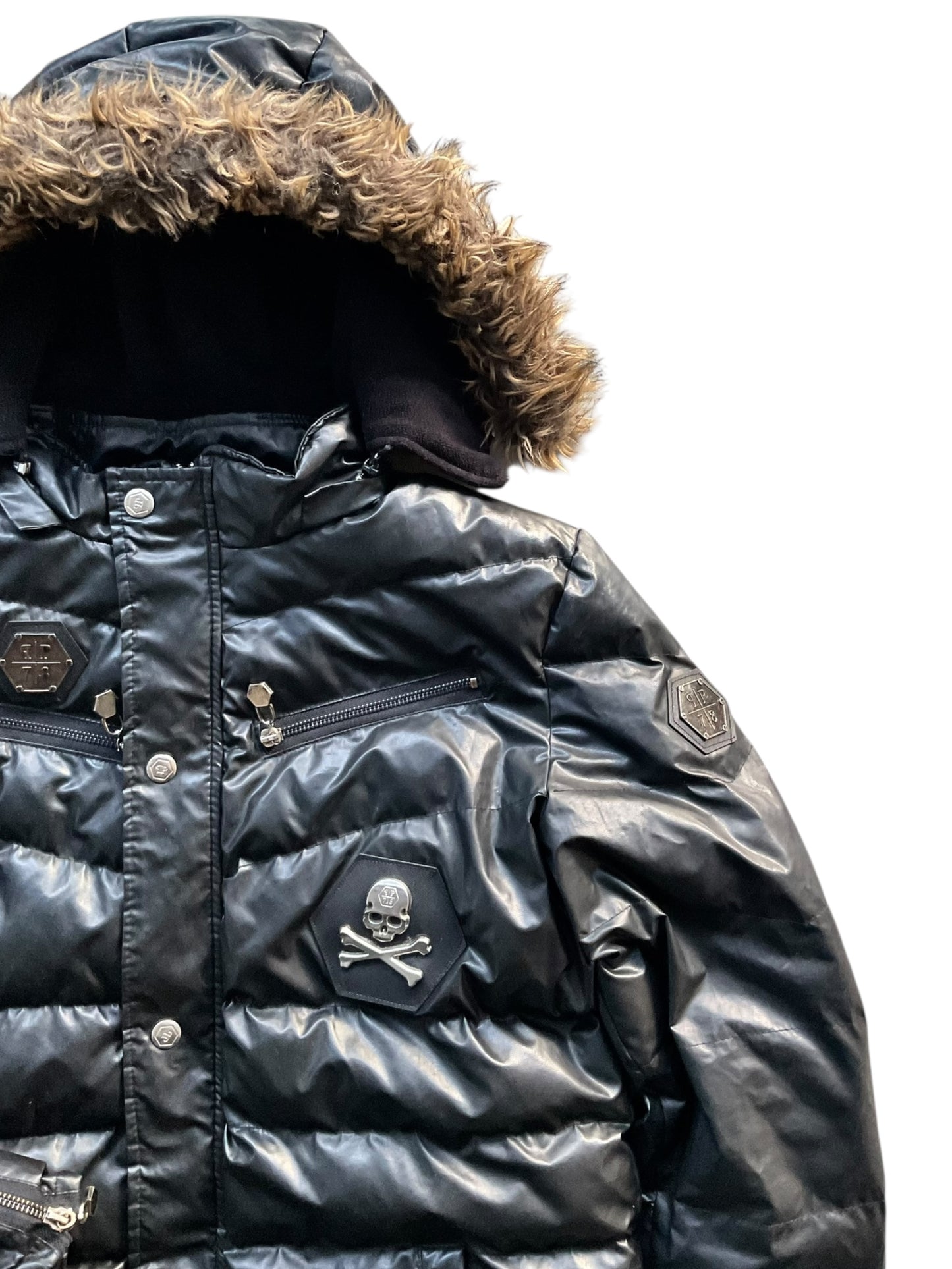 Phillip Plein Fur Hooded Coat