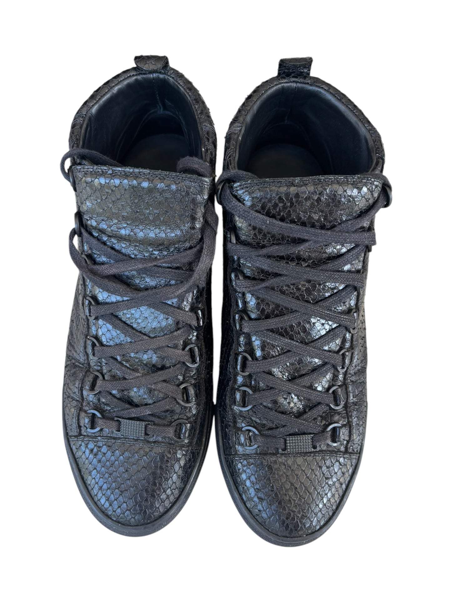 Balenciaga Arena Black Snakeskin