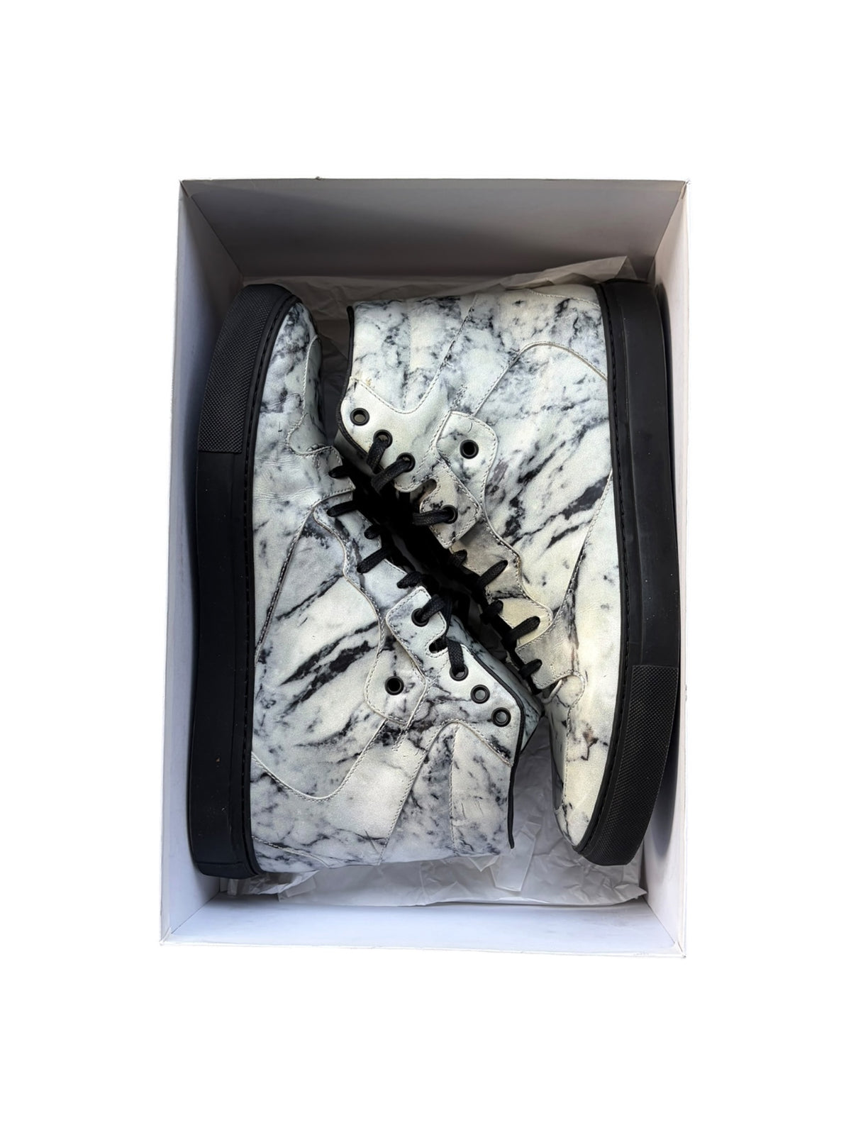 Balenciaga Marble High Tops (EU44-Fits like 45)