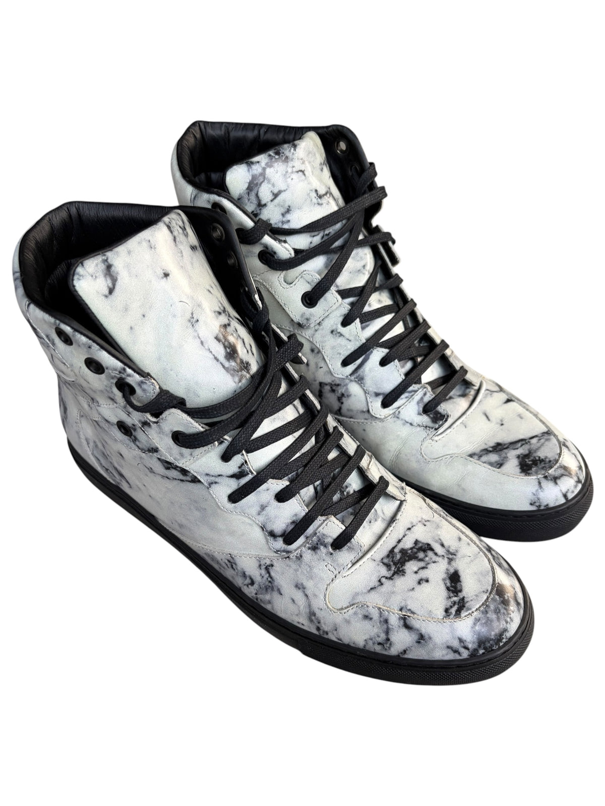 Balenciaga Marble High Tops (EU44-Fits like 45)