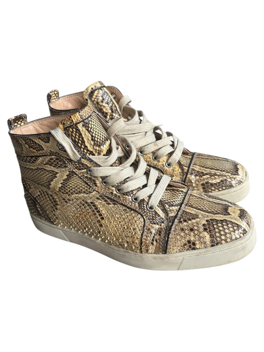 Christian Louboutin Python Leather Trainers