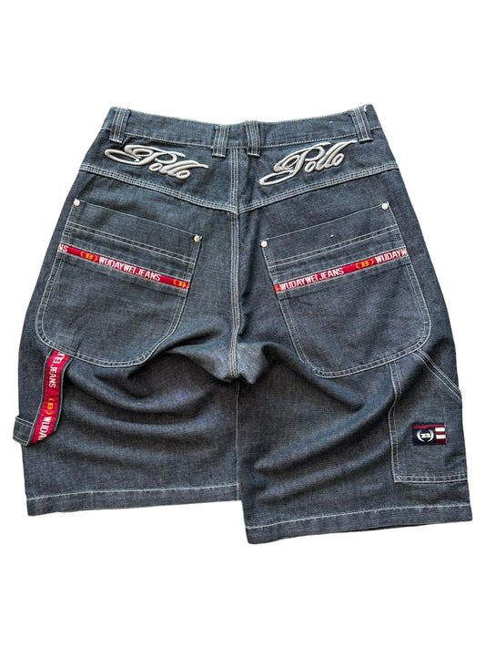 Bule Denim Shorts