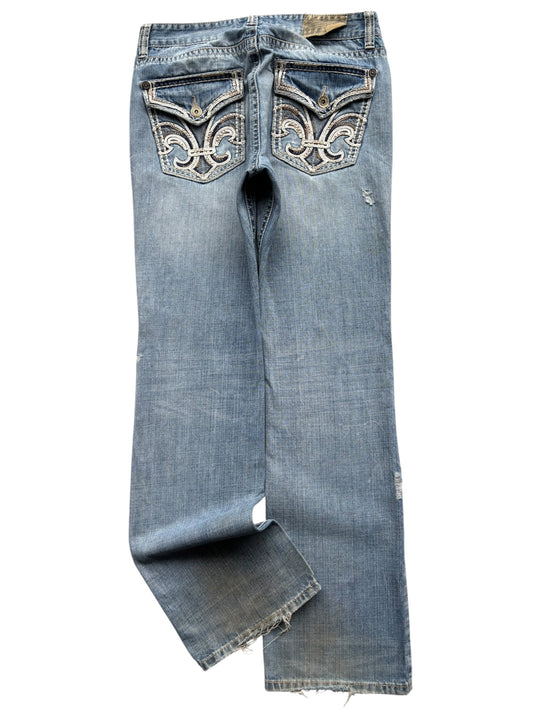 Vintage Brass Denim Jeans