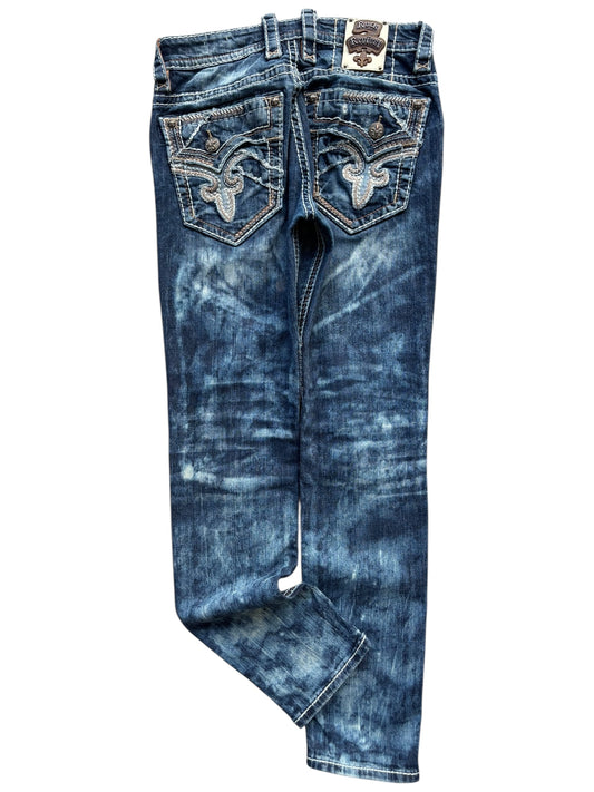 Rock Revival Biker Denim Jeans