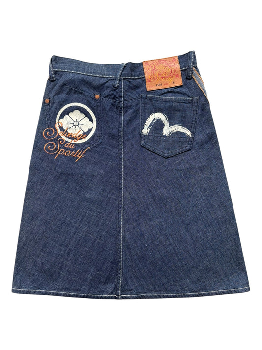 Evisu Denim Skirt