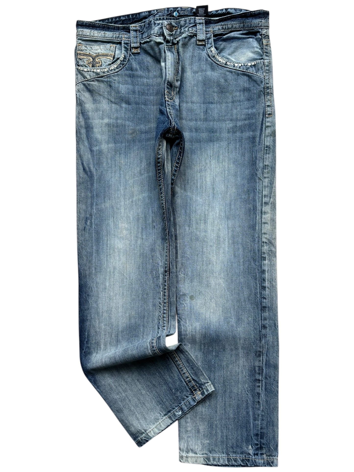 Rock Revival Style Denim Jeans