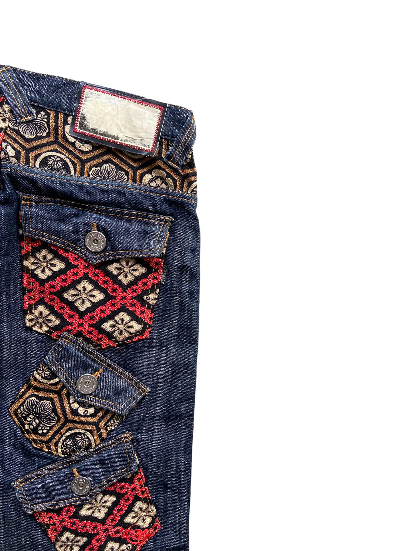 Juvenile Delinquent Multi-Pocket Denim Jeans