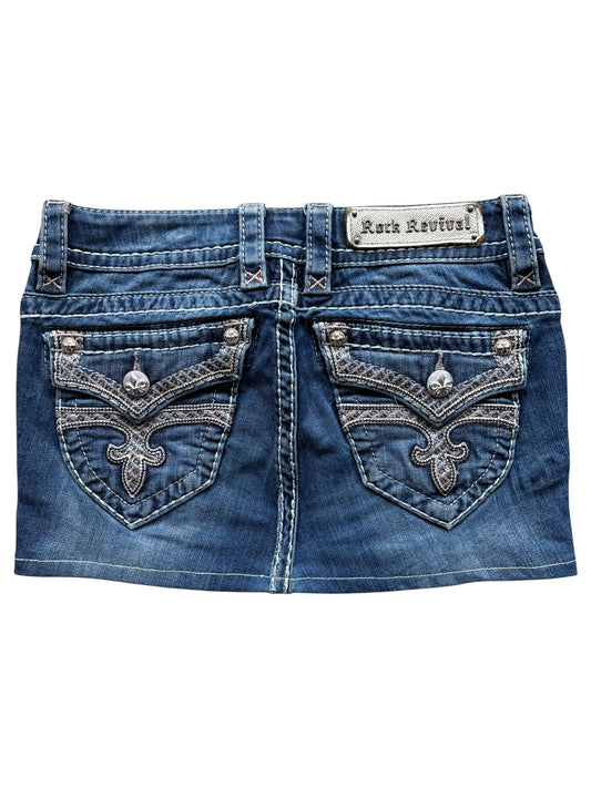 Rock Revival Denim Skirt