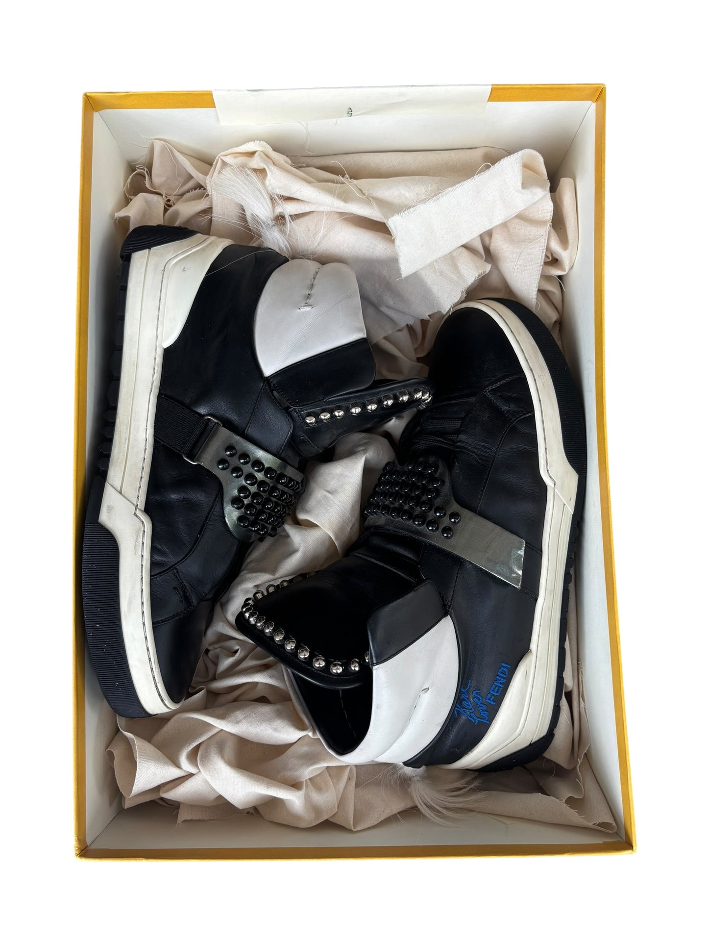 2014 Fendi Karlito High Tops