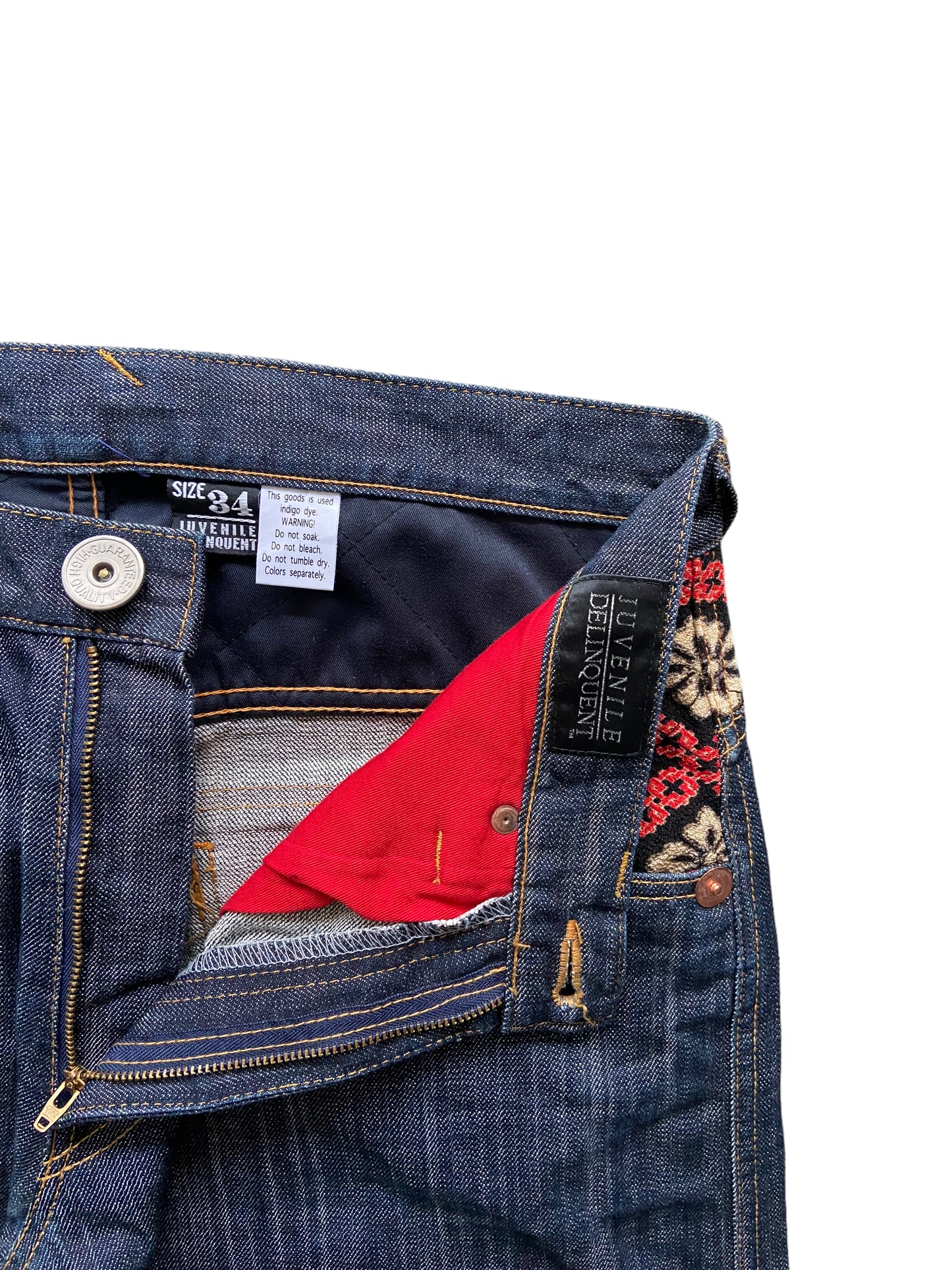 Juvenile Delinquent Multi-Pocket Denim Jeans