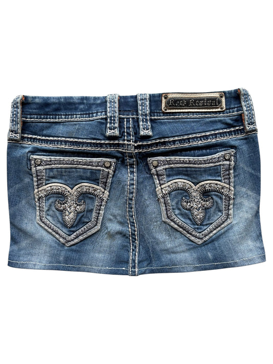 Rock Revival Mini Skirt