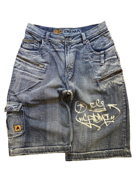 Crema Denim Shorts