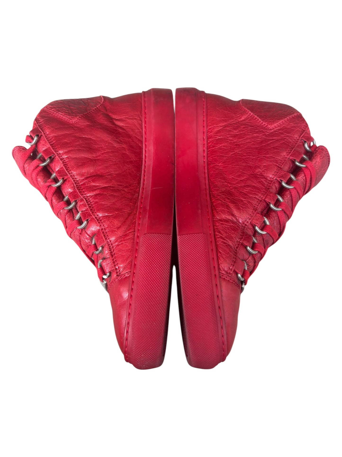 Balenciaga Arena Red Leather High