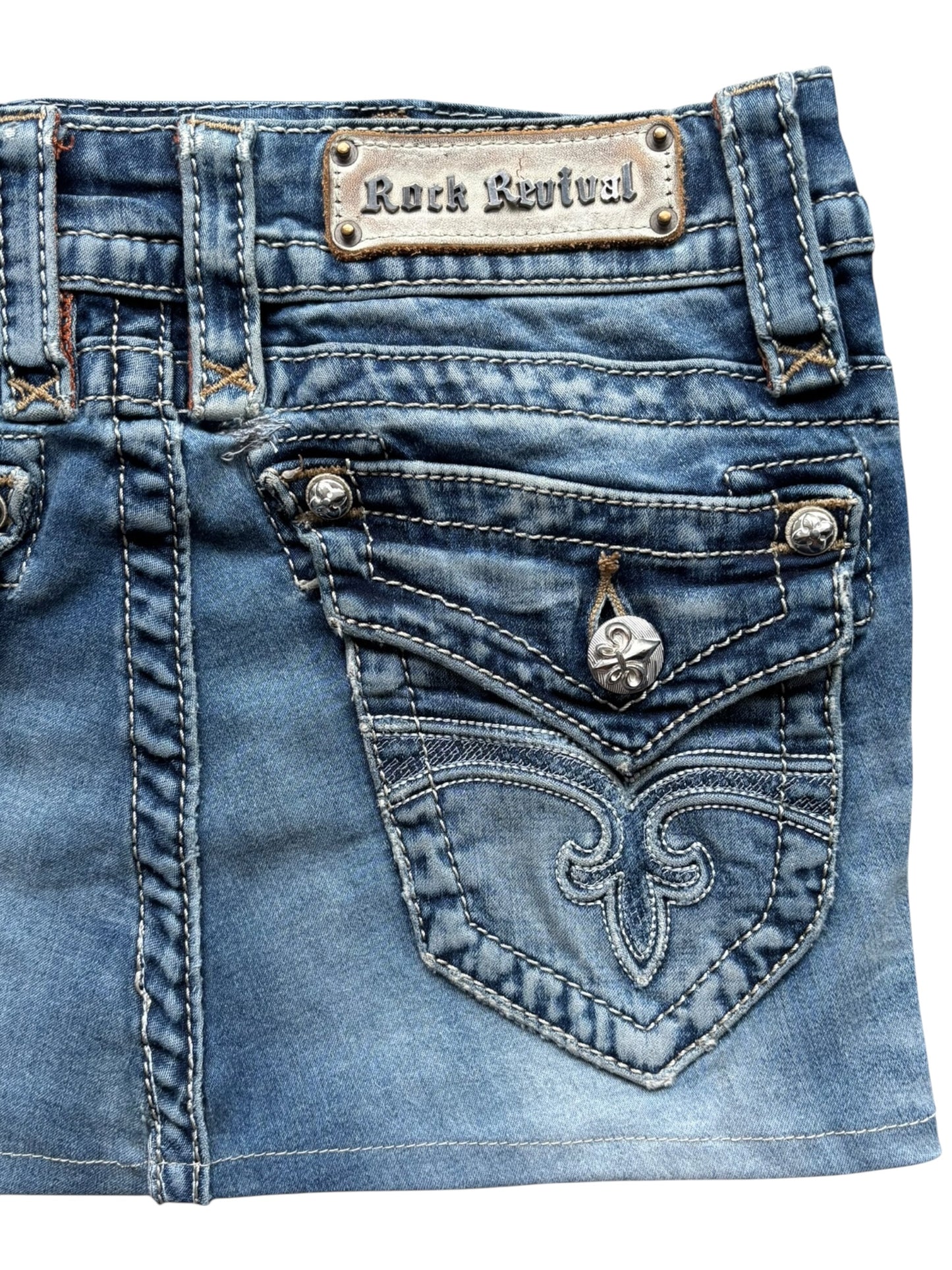 Rock Revival Denim Skirt