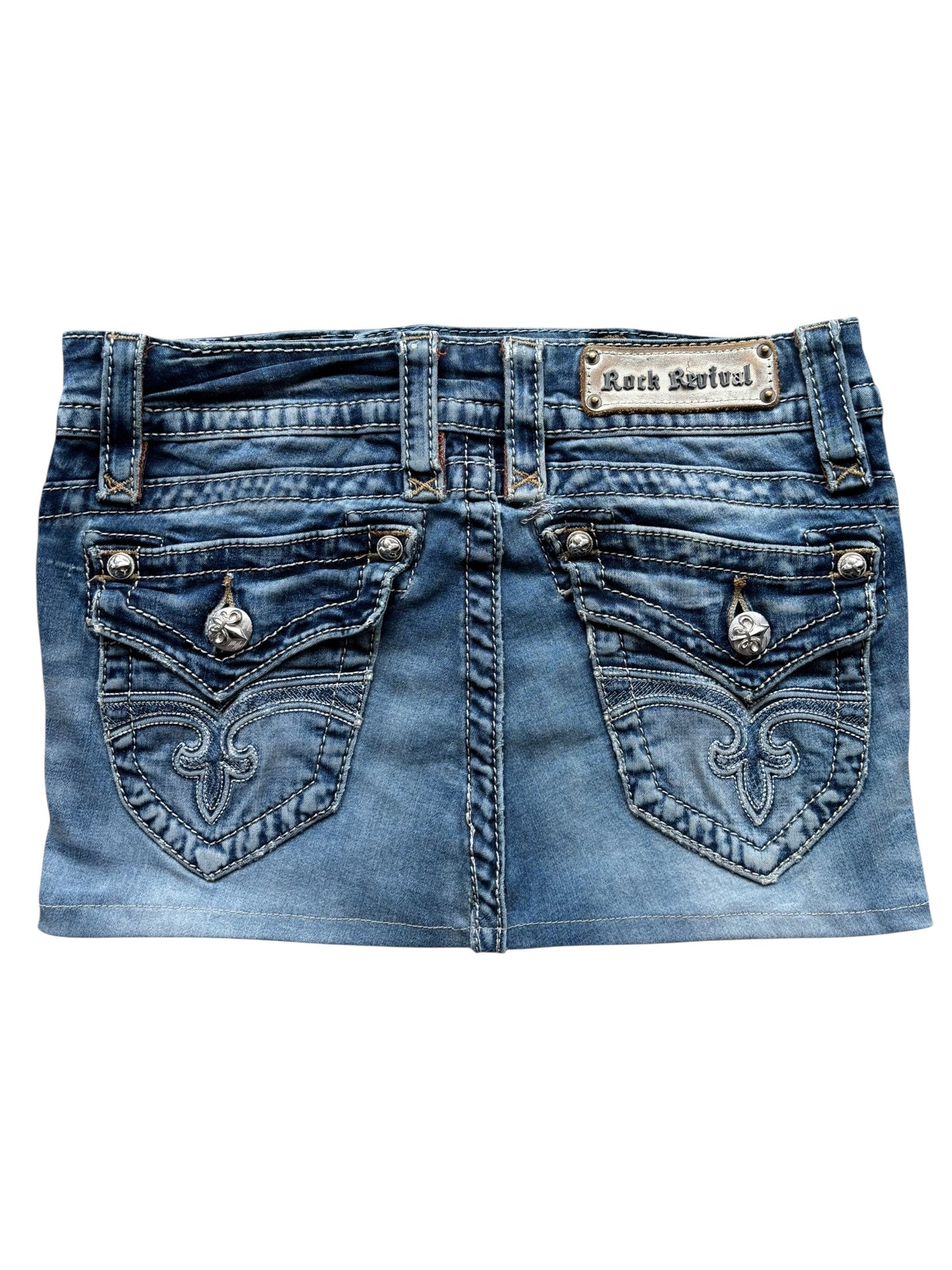 Rock Revival Denim Skirt