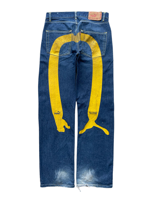 Evisu X Puma Denim Jeans